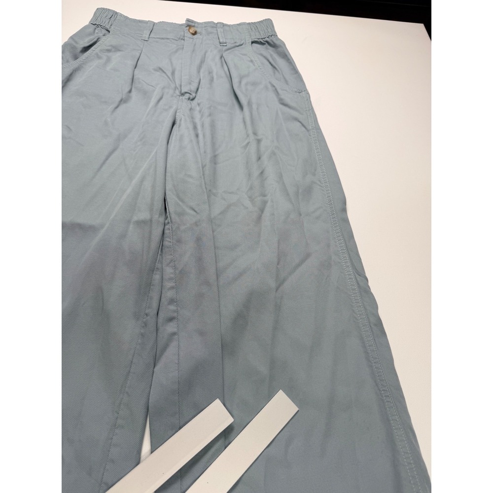 Madewell Neale Wide Leg Pants Womens 6 Blue New Pleated Tencel - Picture 11 of 15